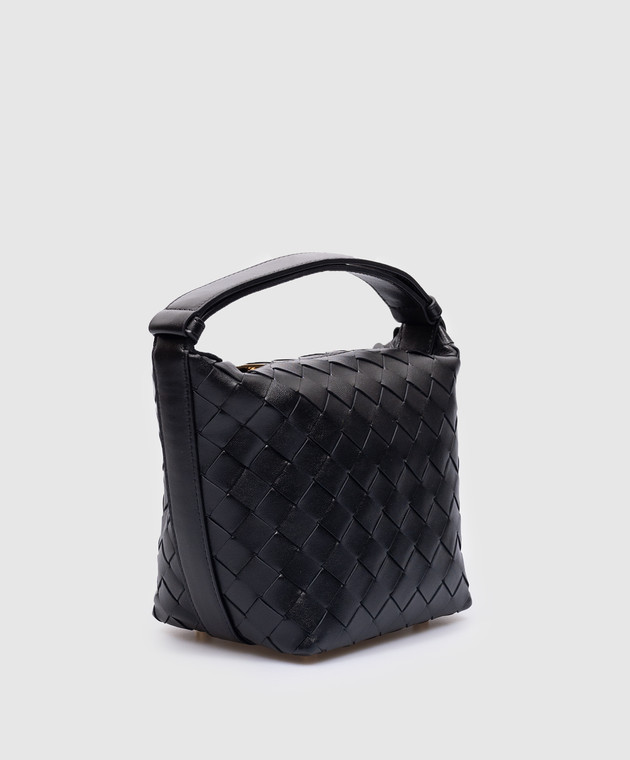 Bottega Veneta - Candy Wallace black leather bucket bag with 