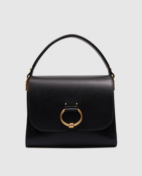 Gianni Chiarini Черная кожаная сумка-мессенджер Kaia BS10961PRCKNA