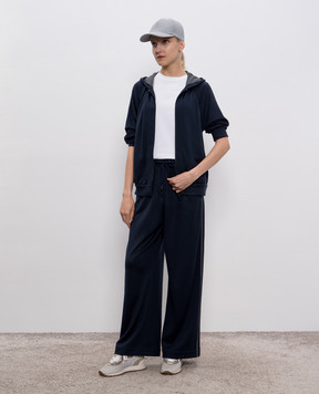 Brunello Cucinelli Біла футболка з ланцюжком моніль MPT81BI100