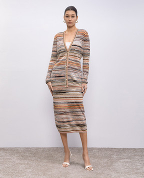 Missoni Спідниця в смужку з люрексом DS25SH09BK042C