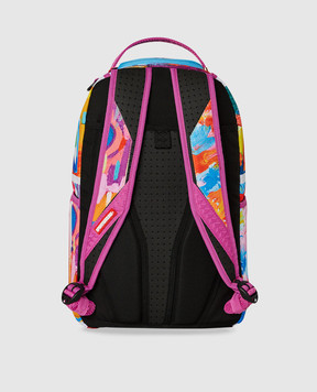 Sprayground Дитячий рюкзак DLXSR з брендовим принтом 910B6225NSZ