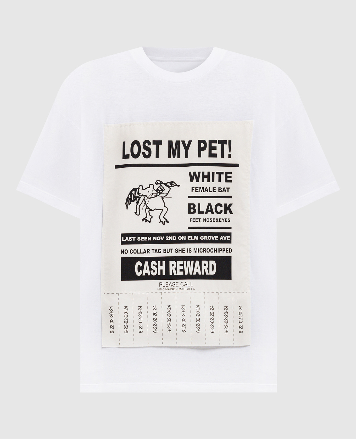 

Белая футболка Lost pet, Белый, Футболки