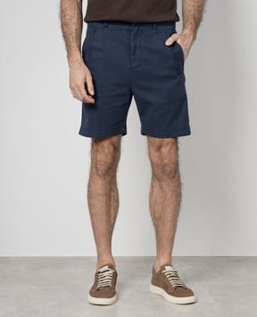 Canali Синие шорты PT0135595601