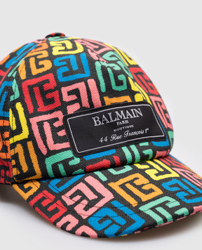 Balmain Дитяча кепка з нашивкою логотипа BW0P27Z2918