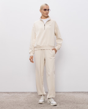 Woolrich Бежевий утеплений світшот з блискавкою CFWWSW2004FRUT3858