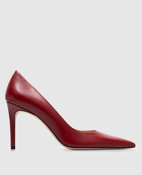 Stuart Weitzman Бордовые кожаные туфли POWER SK303