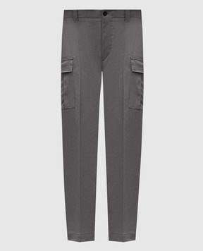 Cashmere&Whiskey Серые карго с шерстью 02583R0498