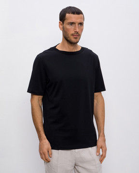 Brunello Cucinelli Чорна футболка M0B131346