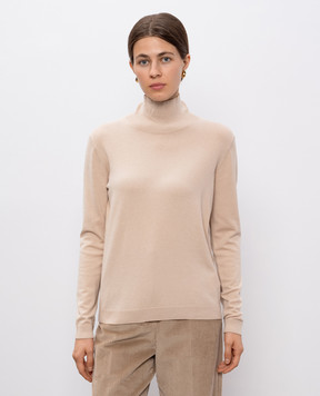 Max Mara Weekend Бежевий гольф KIKU з шовком і вовною KIKU