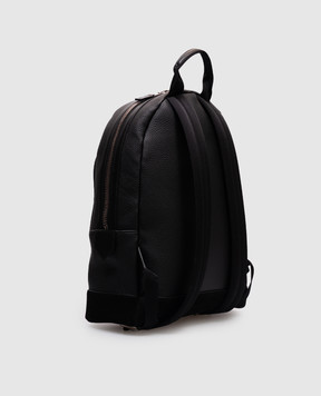 Tom Ford Черный кожаный рюкзак с логотипом H0626LCL325S