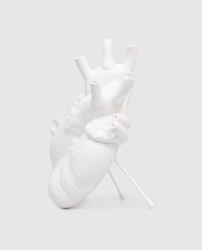 SELETTI Белая фарфоровая ваза Love in Bloom 09920