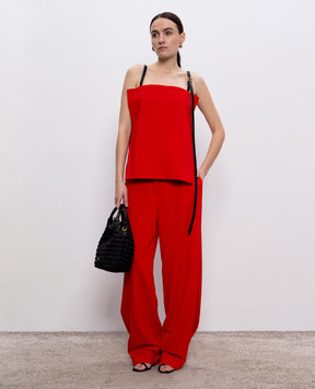 Max Mara Sportmax Червоний топ RUNWAY AGI1234