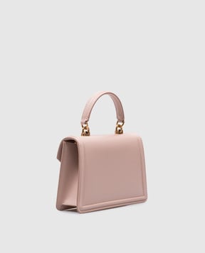 Dolce&Gabbana Розовая кожаная сумка-мини Devotion BB6711AV893