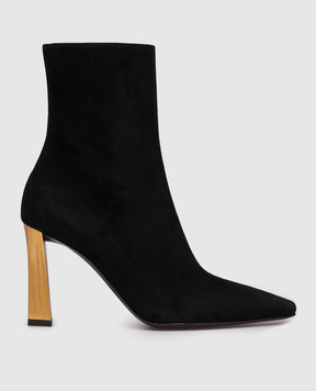 Giuseppe Zanotti Чорні замшеві ботильйони Kanda I570002
