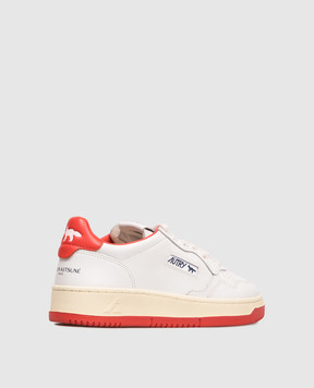 AUTRY Білі шкіряні кросівки MEDALIST Maison Kitsune AULWMK02