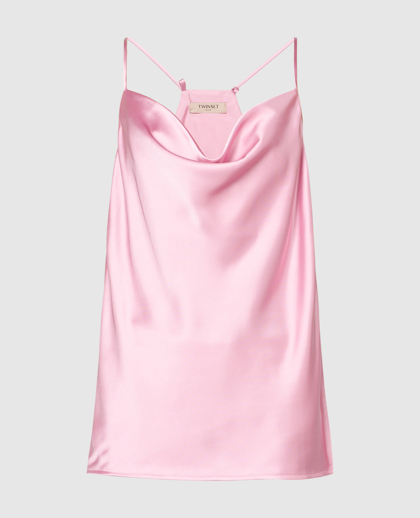 

Розовый топ с драпировкой, Топы