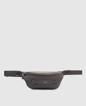 Dolce&Gabbana Сіра шкіряна поясна сумка BM2434AF984