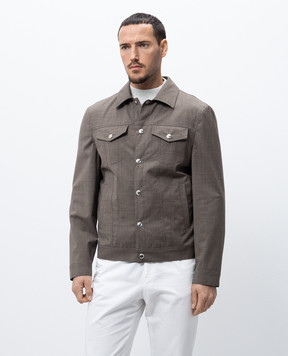 Brunello Cucinelli Коричневая куртка из шерсти MM4506413