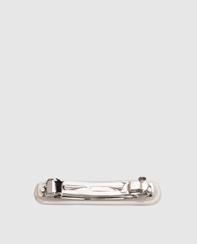 LELET NY Біла шпилька для волосся Marble Bar LELSS2503P