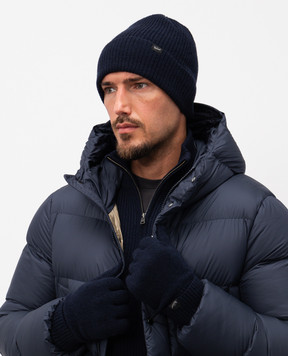 Woolrich Синяя шапка с шерстью CFWOAC0331MRUF0659