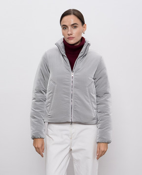 Woolrich Сіра пухова куртка CCFWWOU2097FRUT5185