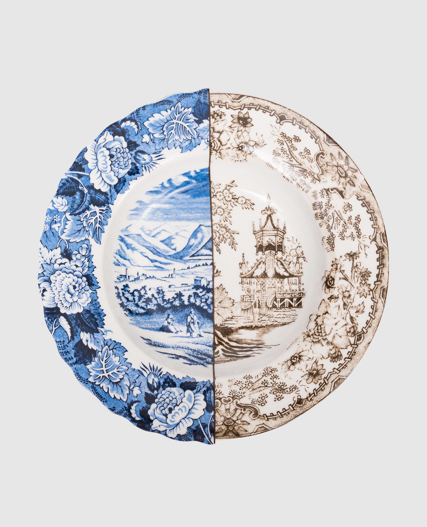 

Фарфоровая тарелка для первых блюд Sofronia, Разноцветный, Посуда