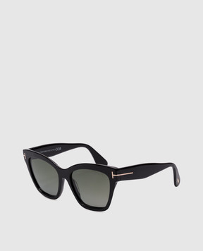 Tom Ford Чорні сонцезахисні окуляри Elvira FT12175501R
