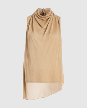 PROENZA SCHOULER Бежевий топ з драпіруванням R2524010JY123