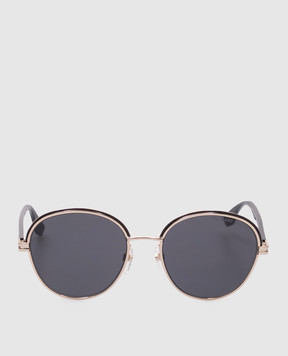 Marc Jacobs Золотые очки с логотипом. JACMARC532SRHL53IR