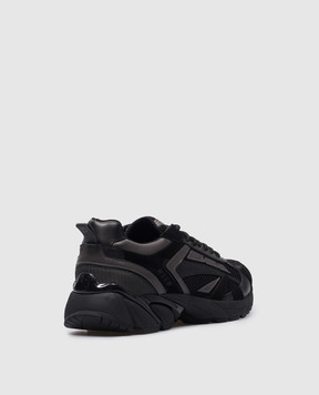 MSGM Черные комбинированные кроссовки Vulcano 3640MS301589