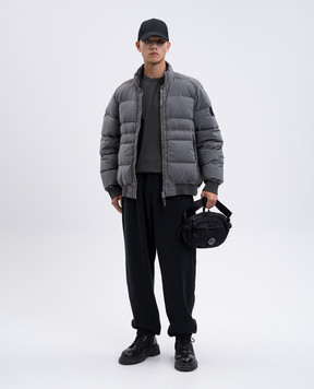 Stone Island Зелена пухова куртка з логотипом K2S154100039S0028
