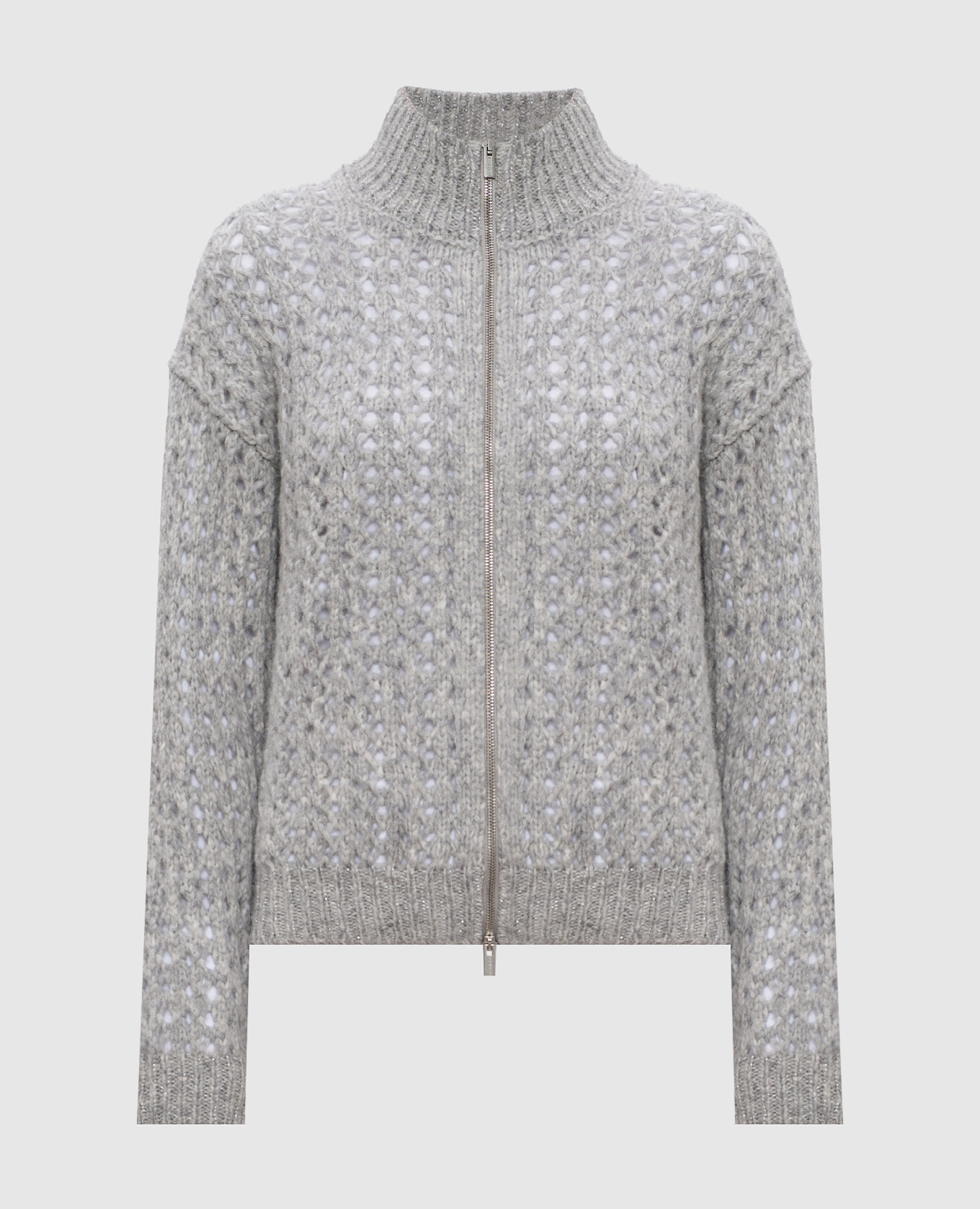 

Серый кардиган с шерстью альпаки, Кардиганы