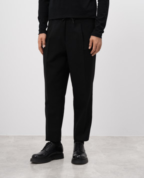Mackage Черные брюки Martin из шерсти MARTIN