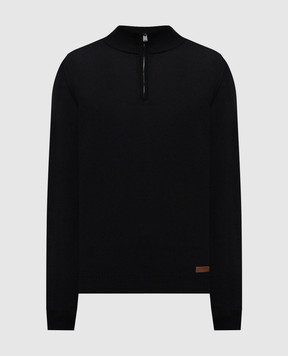 Trussardi Чорний джемпер з вовни M0068000008NMK607K02