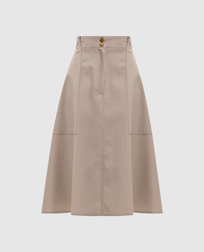 Max Mara Бежевая юбка CENNARE CENNARE