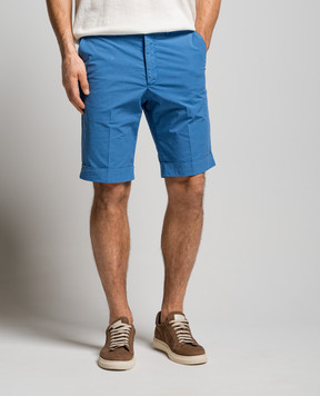 Enrico Mandelli Голубые шорты 0SHORT539I