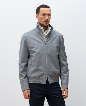 Brunello Cucinelli Серая куртка из шерсти MM4506424