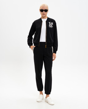 Twinset Чорні джогери з намистинами та кристалами 252LI2MDD