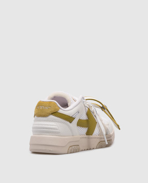 Off-White Белые комбинированные кроссовки Slim Оut Оf Оffice OWIA276F24LEA001