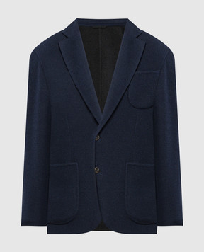 Stefano Ricci MTM Синий блейзер из шерсти M3RSDB23T0W0004M