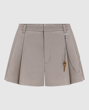 Alexander Wang Шорти кольору хакі з ланцюжком 1WC3254884
