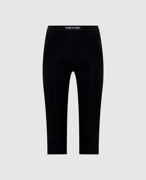Tom Ford Черные шорты с логотипом PAJ102JEX011