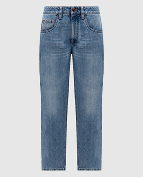 Brunello Cucinelli Сині джинси з логотипом MA095P5847