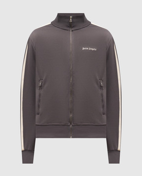 Palm Angels Серая спортивная куртка с логотипом PMBD058F25FAB003