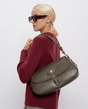 Bally Шкіряна сумка кольору хакі WAS02RVT769