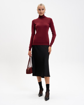 John Smedley Бордовий гольф CATKIN з вовни мериноса CATKIN