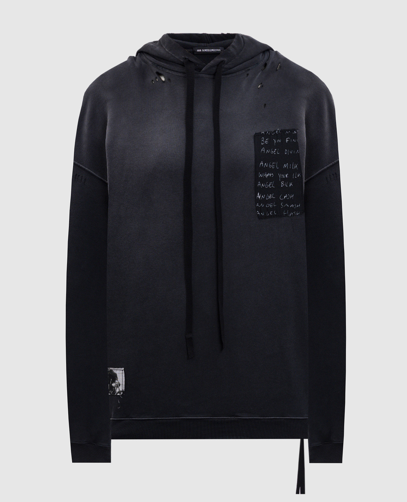 

Серые худи Anne Marie с винтажным эффектом, Серый, Худи