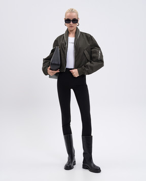 Givenchy Коричневий бомбер з ефектом накладання шарів BW00SA14JD