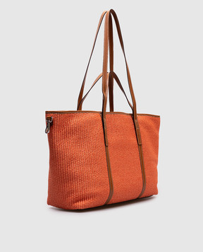 Gianni Chiarini Оранжевая сумка-тоут SUPERLIGHT BS10356CSTDNM