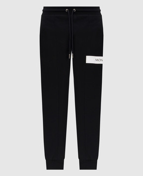 Moncler Чорні джогери з логотипом K10918H0002089AWU